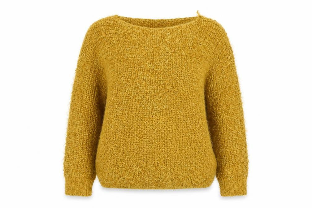 Womens UK Size M Isabella D. Gold Pullover Jumper