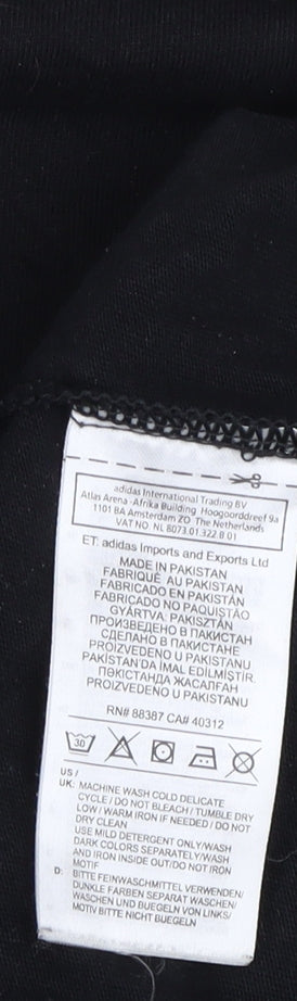 Adidas Men's Black XL Sports T-Shirt, Logo, Jersey, Gym