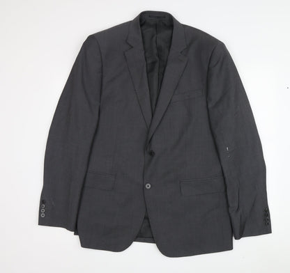 Mens UK Size 42 Jaeger Regular Black Suit Jacket