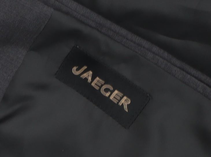 Mens UK Size 42 Jaeger Regular Black Suit Jacket
