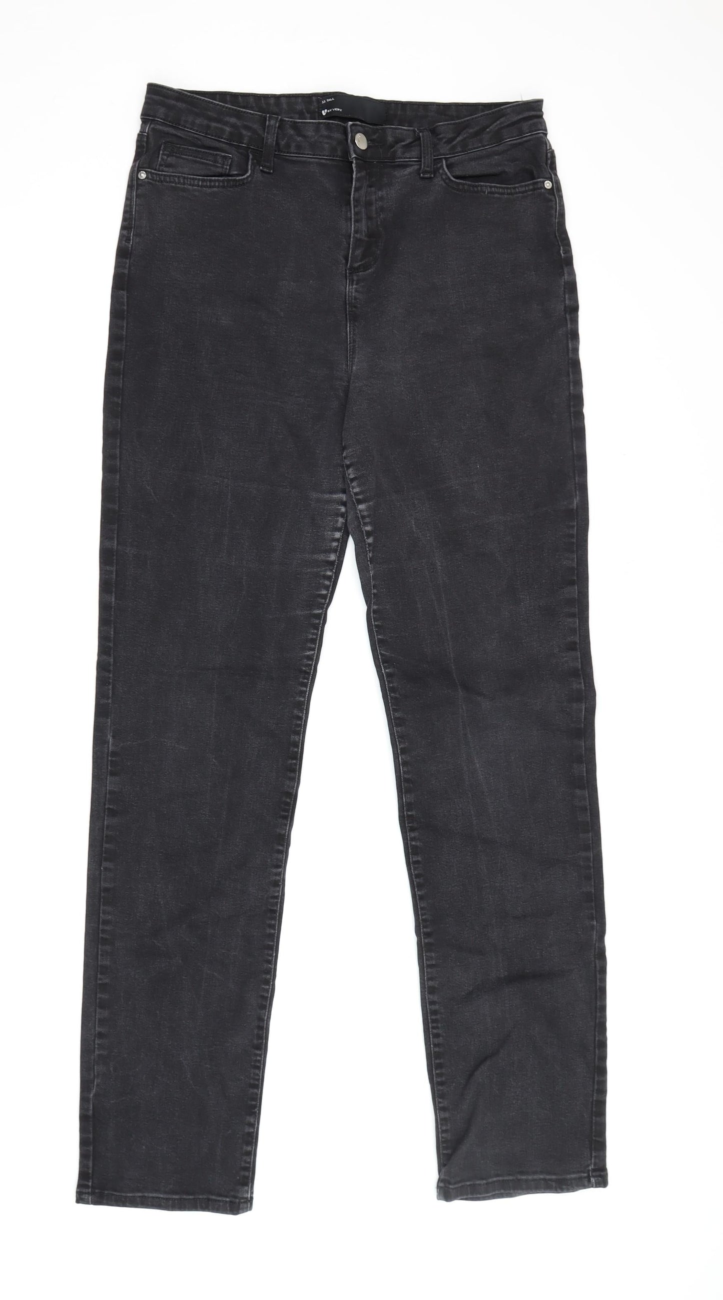 V by Very Women's Black Skinny Jeans Size 14 Tall