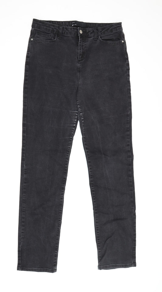 V by Very Women's Black Skinny Jeans Size 14 Tall