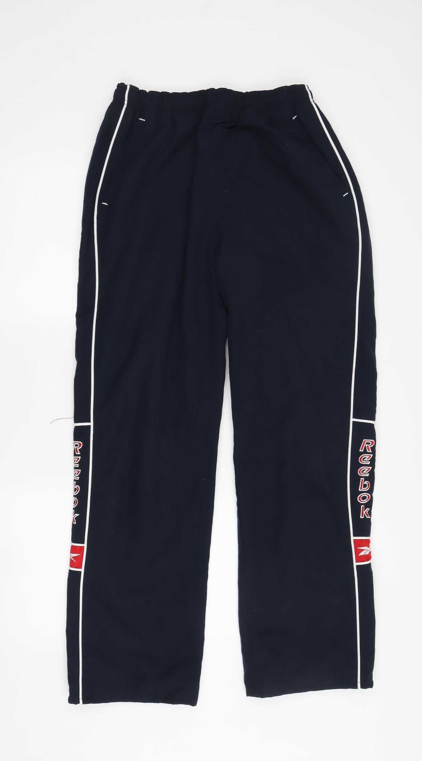 Reebok Boys Black Track Pants JXL Elastic Waist Sports