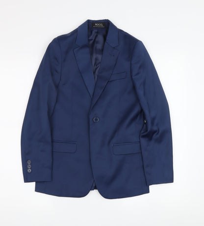 Roco Boys Blue Suit Jacket, Size 146, Formal Occasion