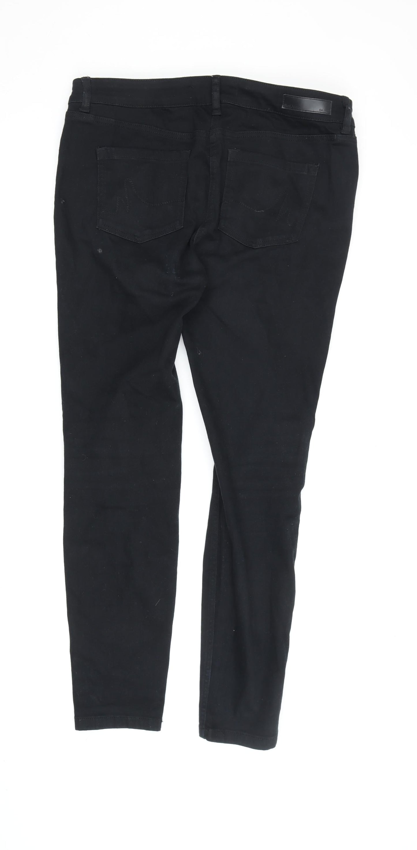 Next Women's Black Skinny Jeans Size 14 Mid Rise