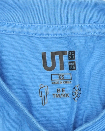Uniqlo Men's Blue XS Graphic Tee
