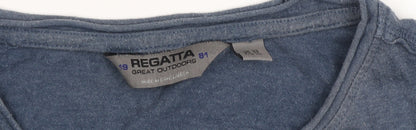 Regatta Men's Blue Long Sleeve Crew T-Shirt