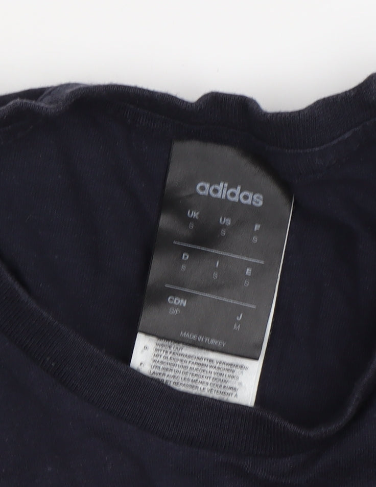 Adidas Men's Black Graphic T-Shirt, Size S, Casual Sportswear