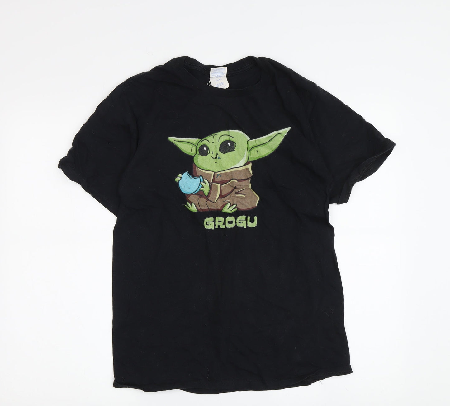 Star Wars Grogu Men's Black T-Shirt, S