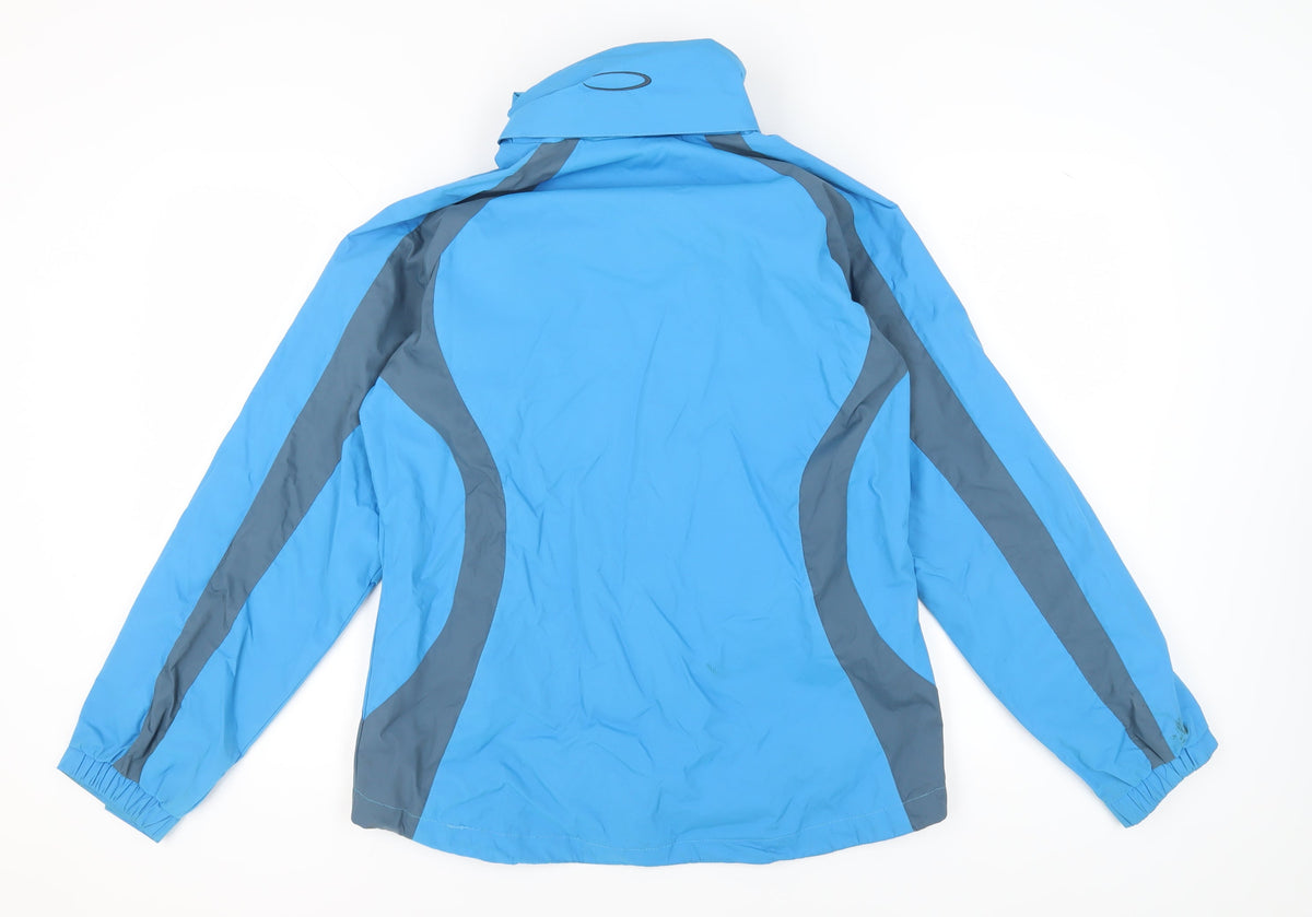 Mountain Life Women's Blue Waterproof Rain Coat Size 14