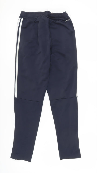 Adidas Boys Black Track Pants 13-14 Yrs Sportswear