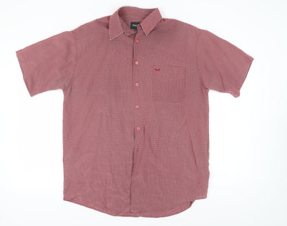 Wolsey Men's Red Check Casual Shirt L