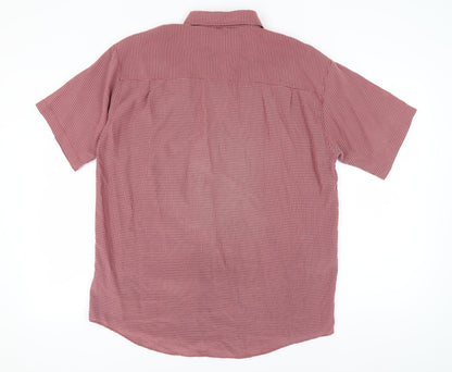 Wolsey Men's Red Check Casual Shirt L