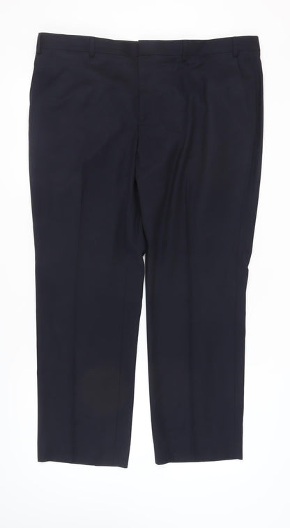 Burton Menswear Black Dress Pants, Size 44R, Tailored Fit