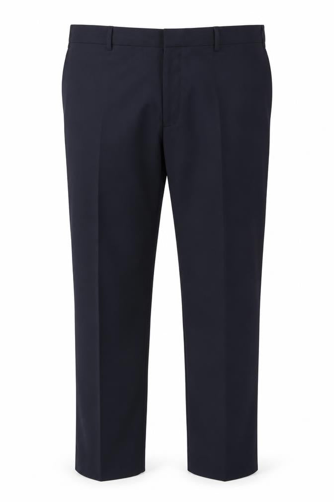 Mens UK Size 44R Burton Menswear Regular Fit Dress Pants Black Trousers