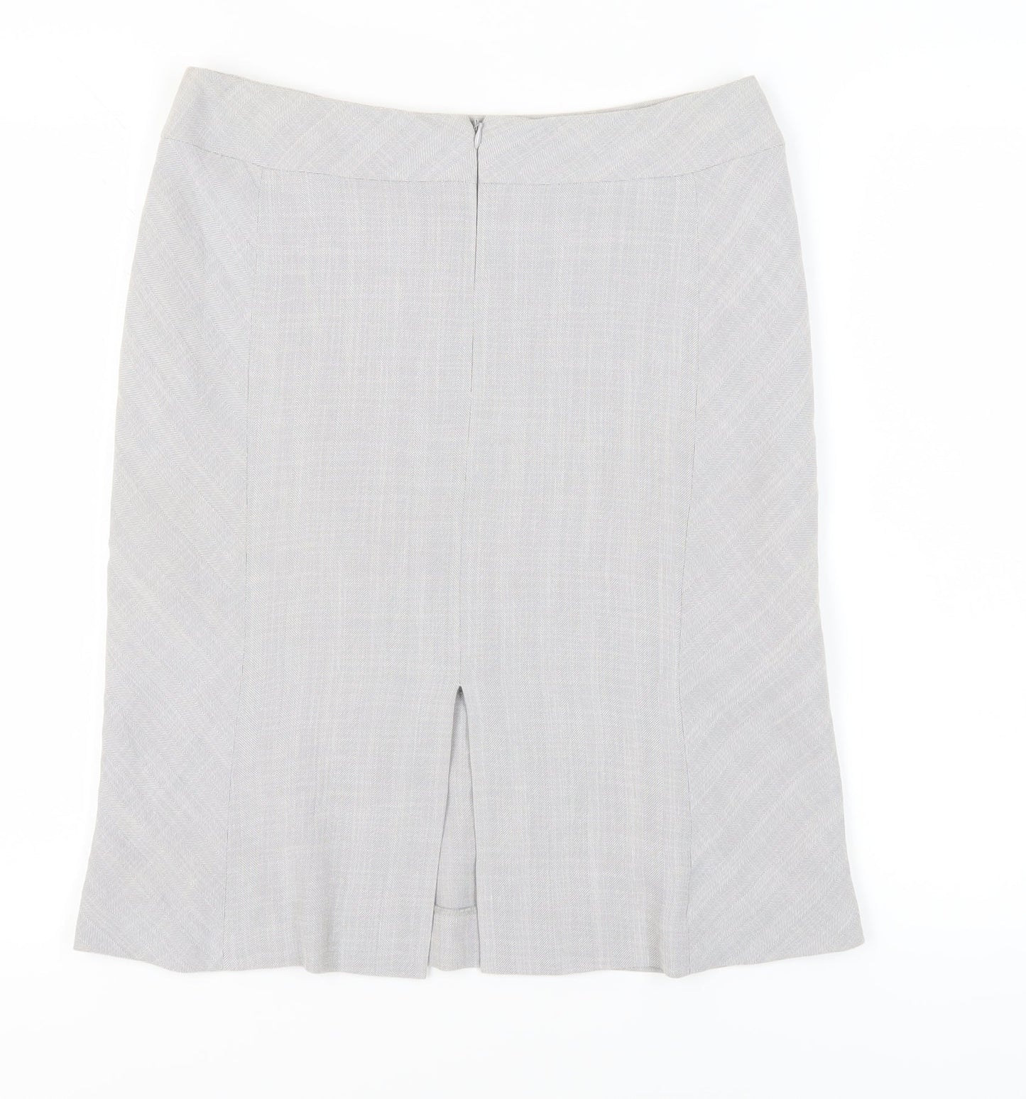 Precis Petite Women's Grey Pencil Skirt Size 12