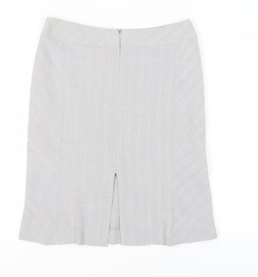 Precis Petite Women's Grey Pencil Skirt Size 12