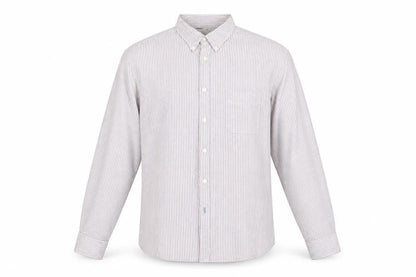 Marks and Spencer Men's XL Purple Striped Shirt