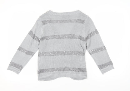 Womens UK Size S Casamia Grey Cardigan Jumper