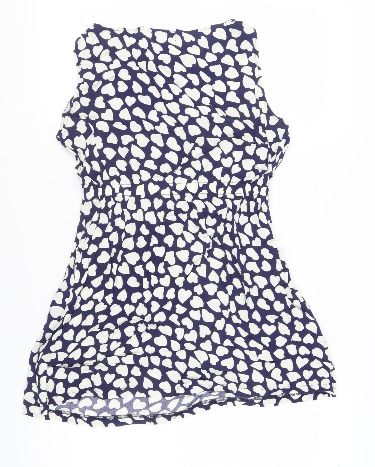 Apricot Women's Blue A-Line Sleeveless Dress