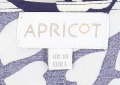 Apricot Women's Blue A-Line Sleeveless Dress