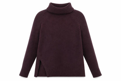 Warehouse Women's Purple Roll Neck Pullover Jumper Size 12