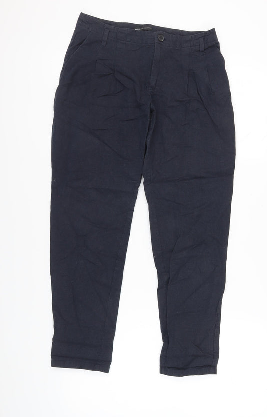 Mango Women's Black Chino Trousers Size 10