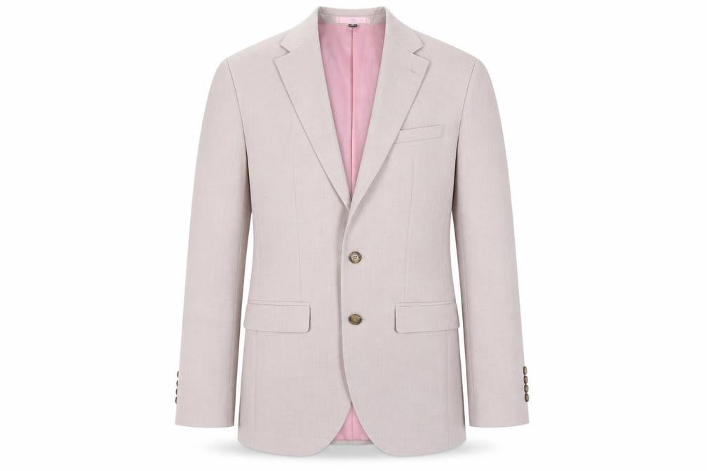 Mens UK Size 34 Marks and Spencer Regular Pink Suit Jacket