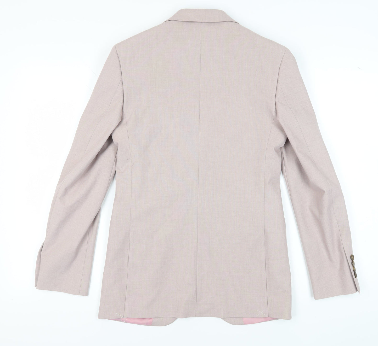 Mens UK Size 34 Marks and Spencer Regular Pink Suit Jacket