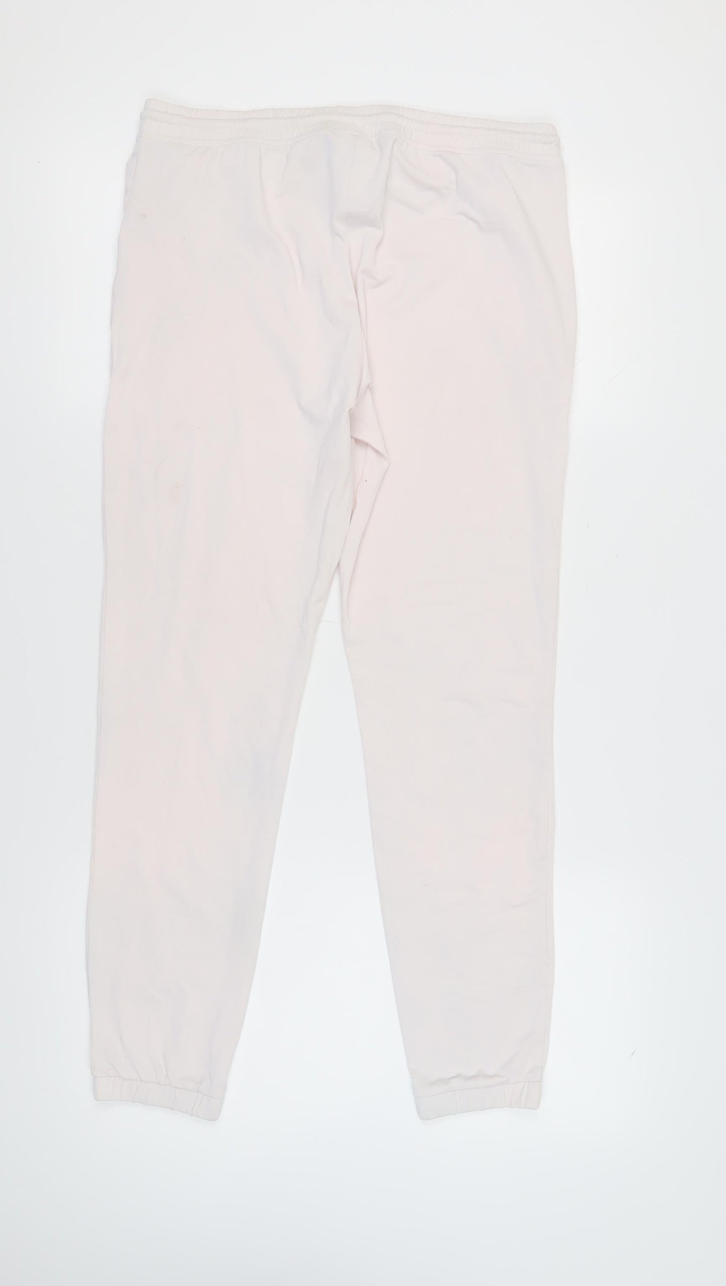 Reebok Women's Pink Jogger Trousers - Size M, Elastic Waist