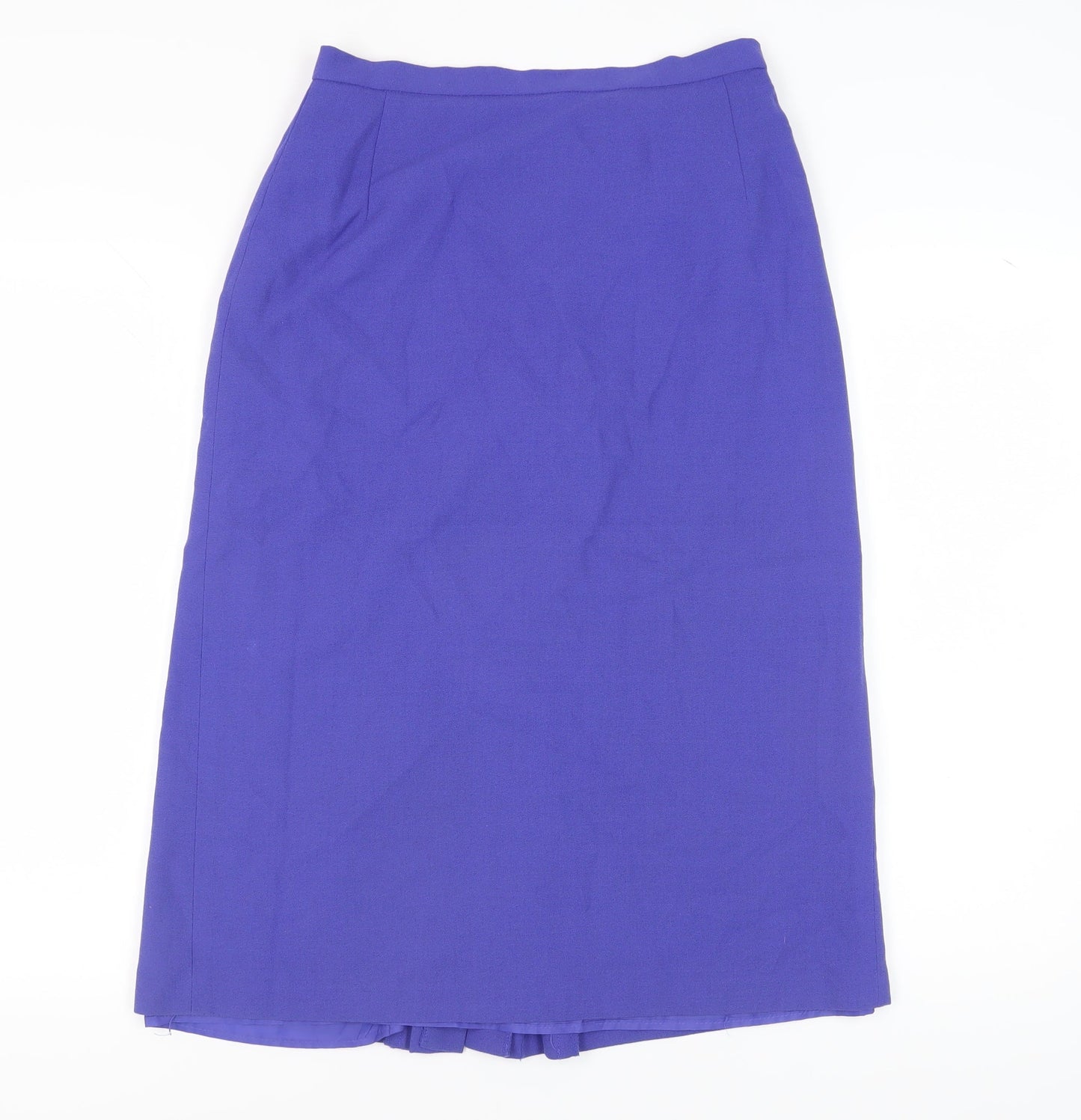 Jacques Vert Women's Purple Midi Pencil Skirt Size 14 - Business Wear