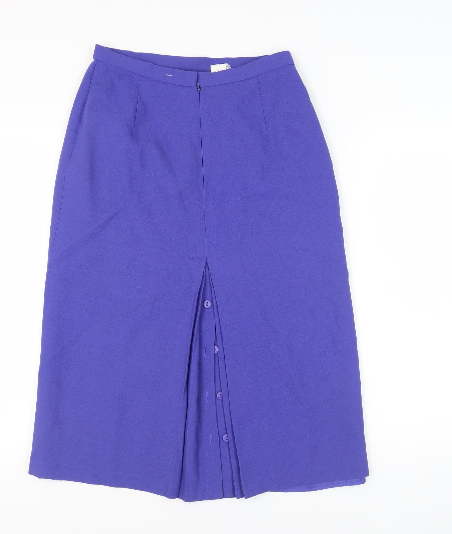 Jacques Vert Women's Purple Midi Pencil Skirt Size 14 - Business Wear