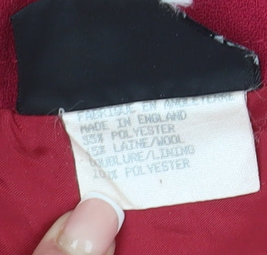 Jacques Vert Women’s Red Midi Pencil Skirt, Size 14