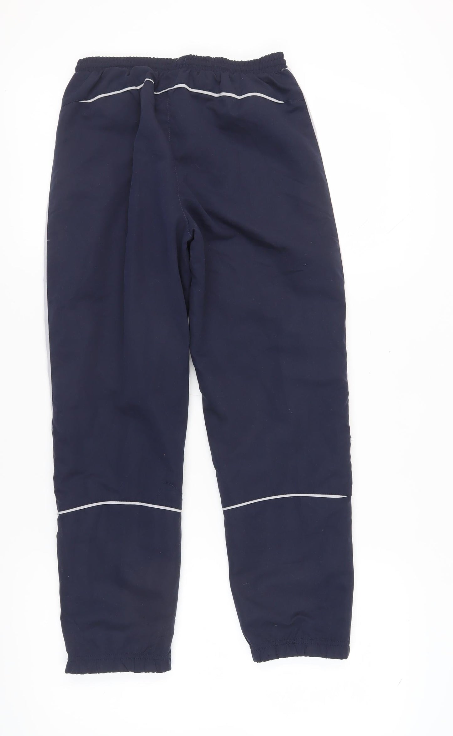 Slazenger Boys Blue Track Pants Size 11-12, Elastic Waist, Activewear