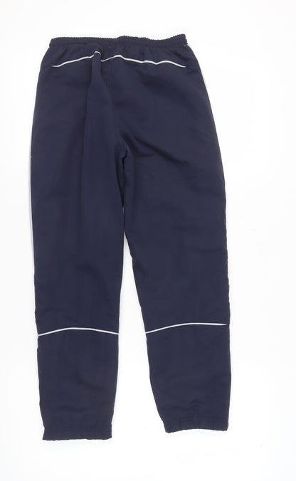 Slazenger Boys Blue Track Pants Size 11-12, Elastic Waist, Activewear
