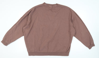 Mens UK Size 3XL ASOS DESIGN Brown Pullover Sweatshirt