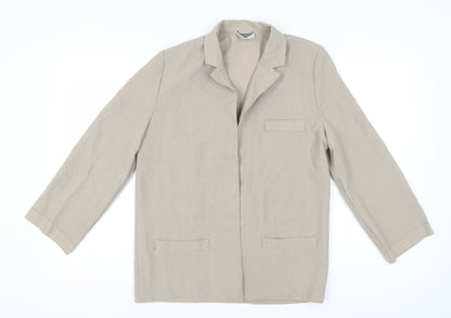 Jacques Vert Beige Women's Blazer Size 14 Regular