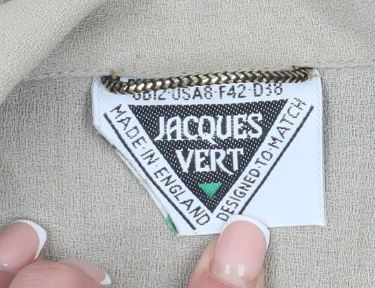 Jacques Vert Beige Women's Blazer Size 14 Regular