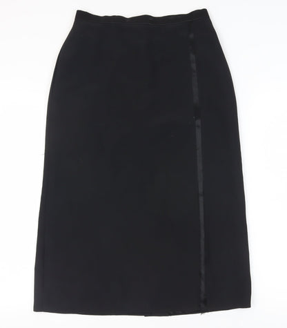 Jacques Vert Women's Black Midi Pencil Skirt, Size 14