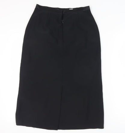 Jacques Vert Women's Black Midi Pencil Skirt, Size 14