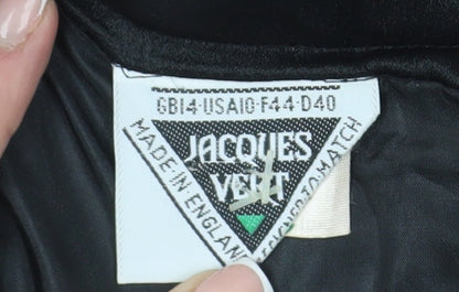 Jacques Vert Women's Black Midi Pencil Skirt, Size 14