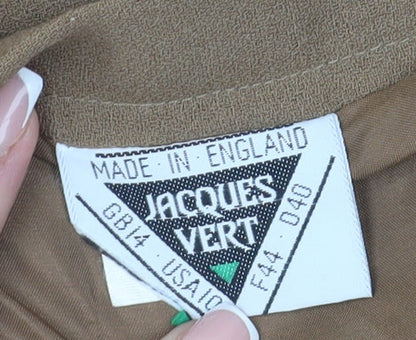 Jacques Vert Women’s Brown Midi A-Line Skirt, Size 14