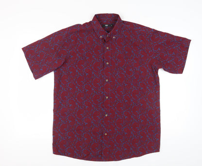 Cotton Traders Men's Multicoloured Paisley Shirt M