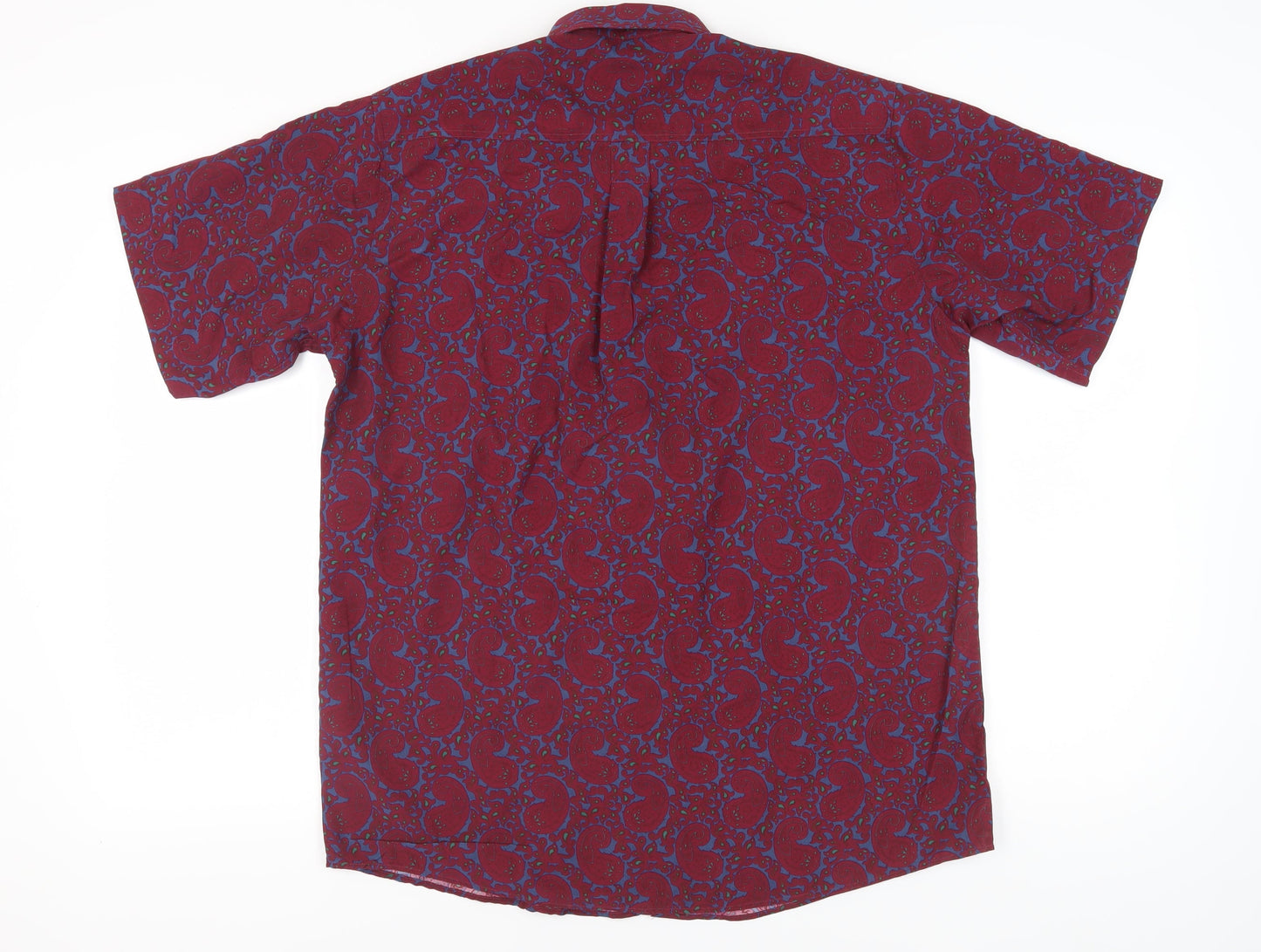 Cotton Traders Men's Multicoloured Paisley Shirt M