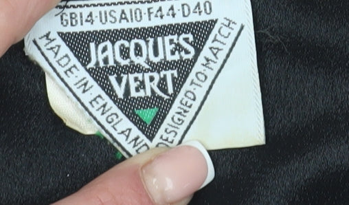 Jacques Vert Women's Black Tuxedo Suit Jacket, Size 14