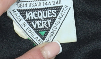 Jacques Vert Women's Black Tuxedo Suit Jacket, Size 14