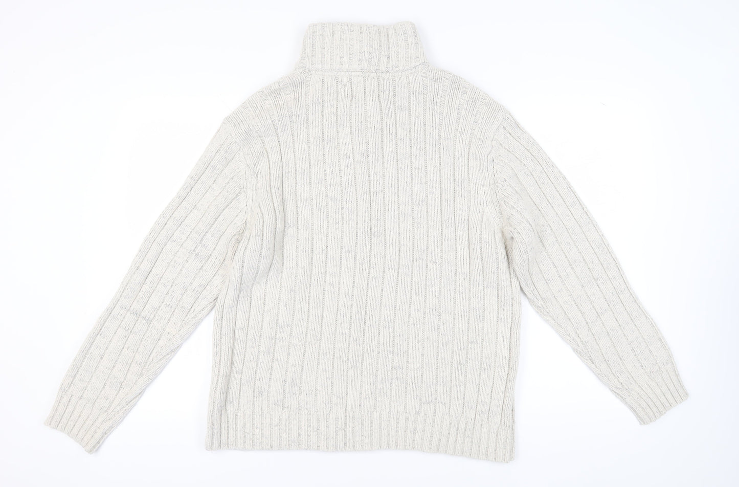 Marks and Spencer Men's Ivory XL Pullover Jumper