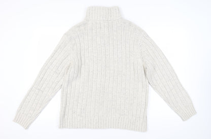 Marks and Spencer Men's Ivory XL Pullover Jumper
