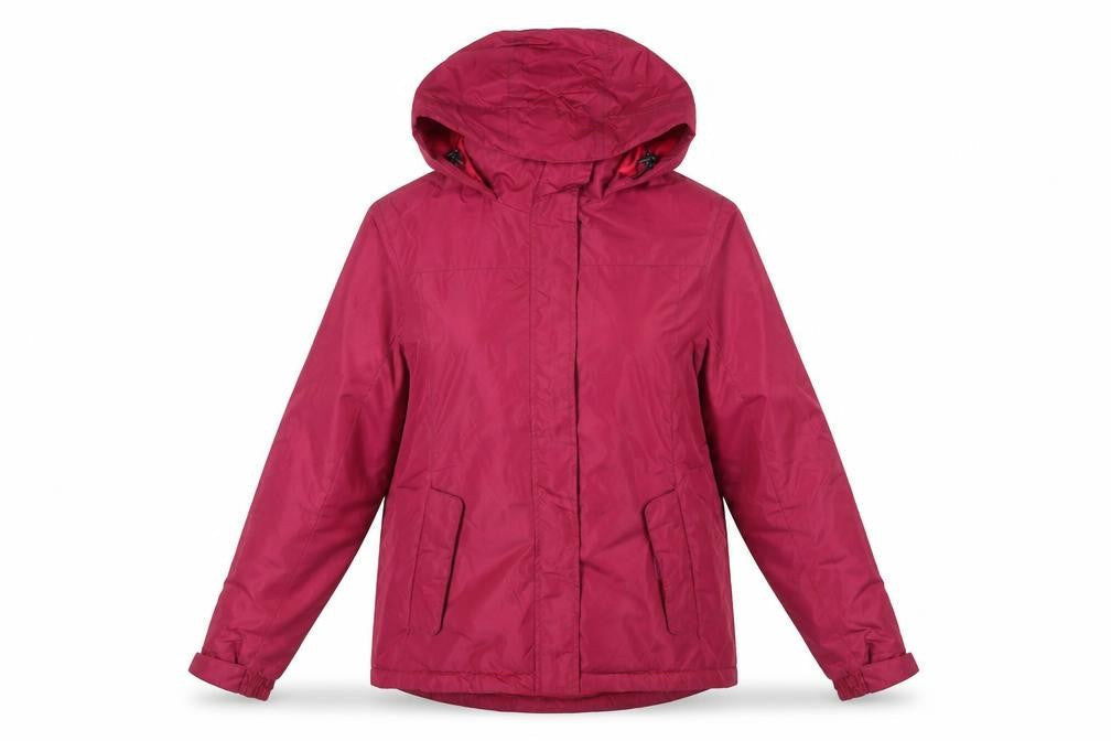 Womens UK Size 10 Crivit Red Parka Coat