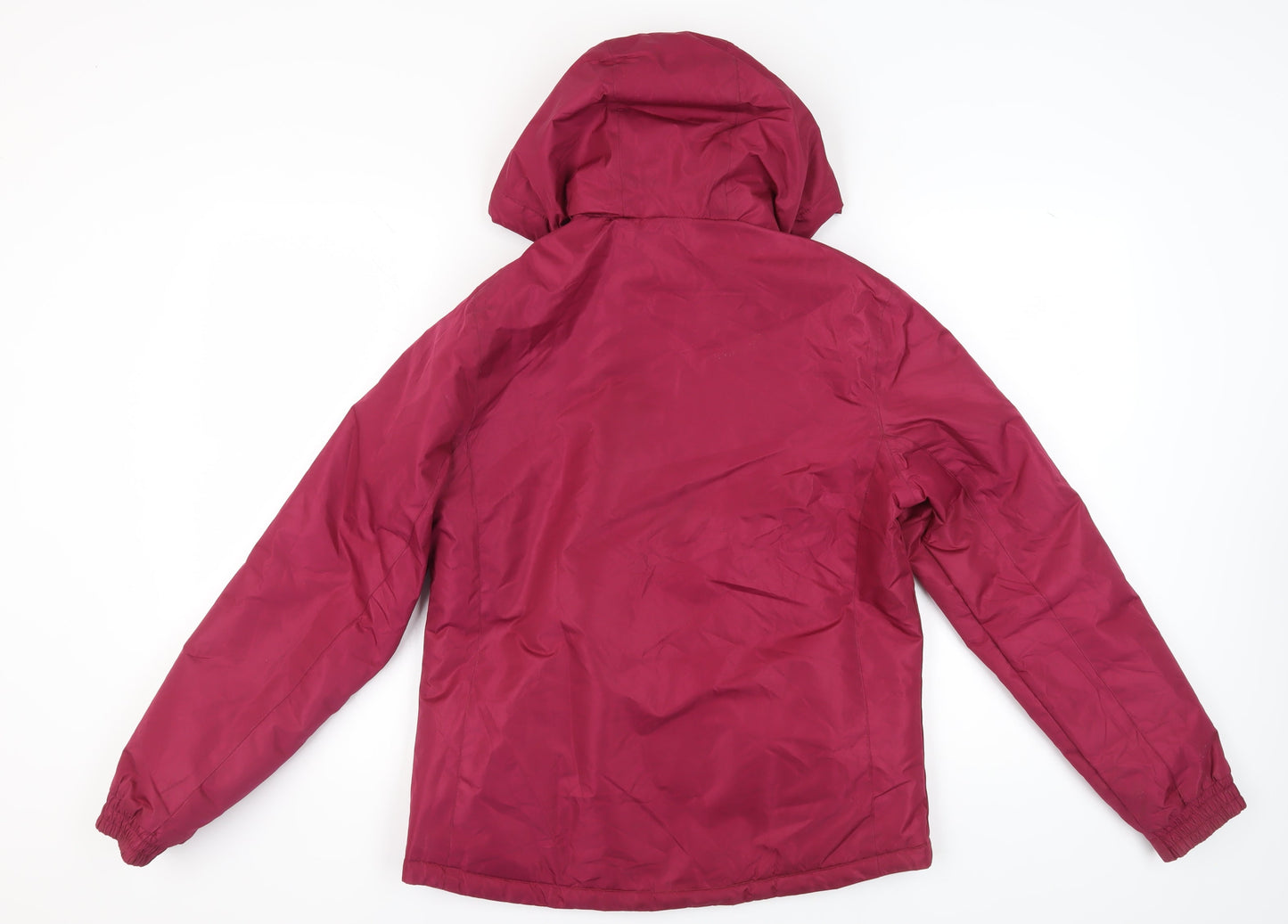 Crivit Women's Red Hooded Parka Jacket Size 10